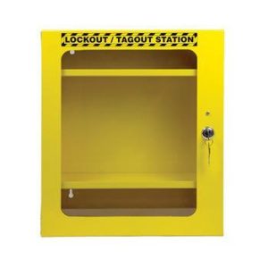 Lockout Station Cabinet With Lockable Clear Door