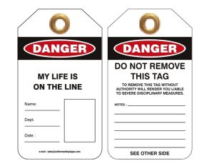 Danger My Life Is On The Line Tags